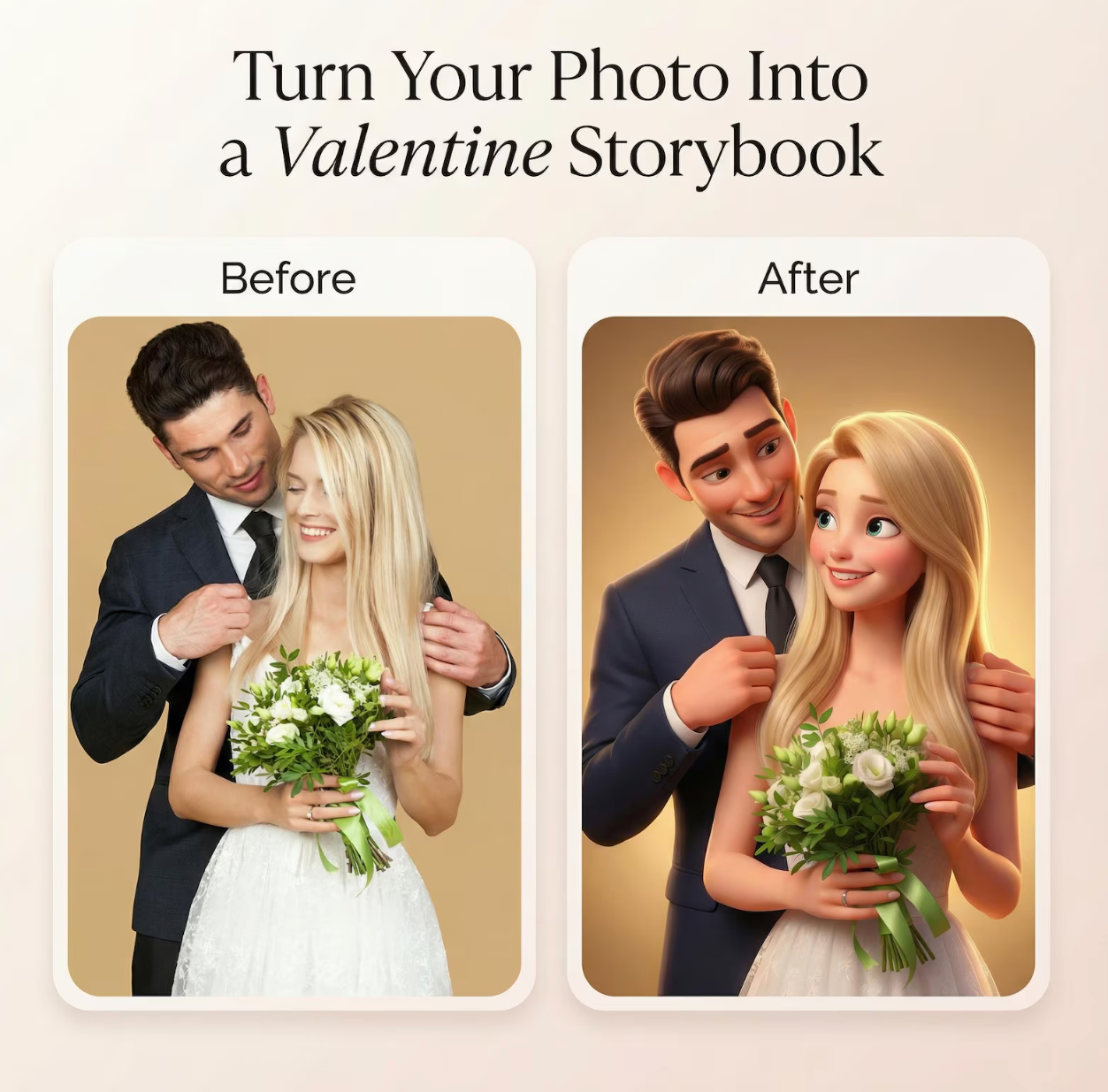 Personalized Valentine Gift, Custom Love Story Book, Pixar Style Couple Illustration, Romantic Gift for Him, Romantic Gift for Her