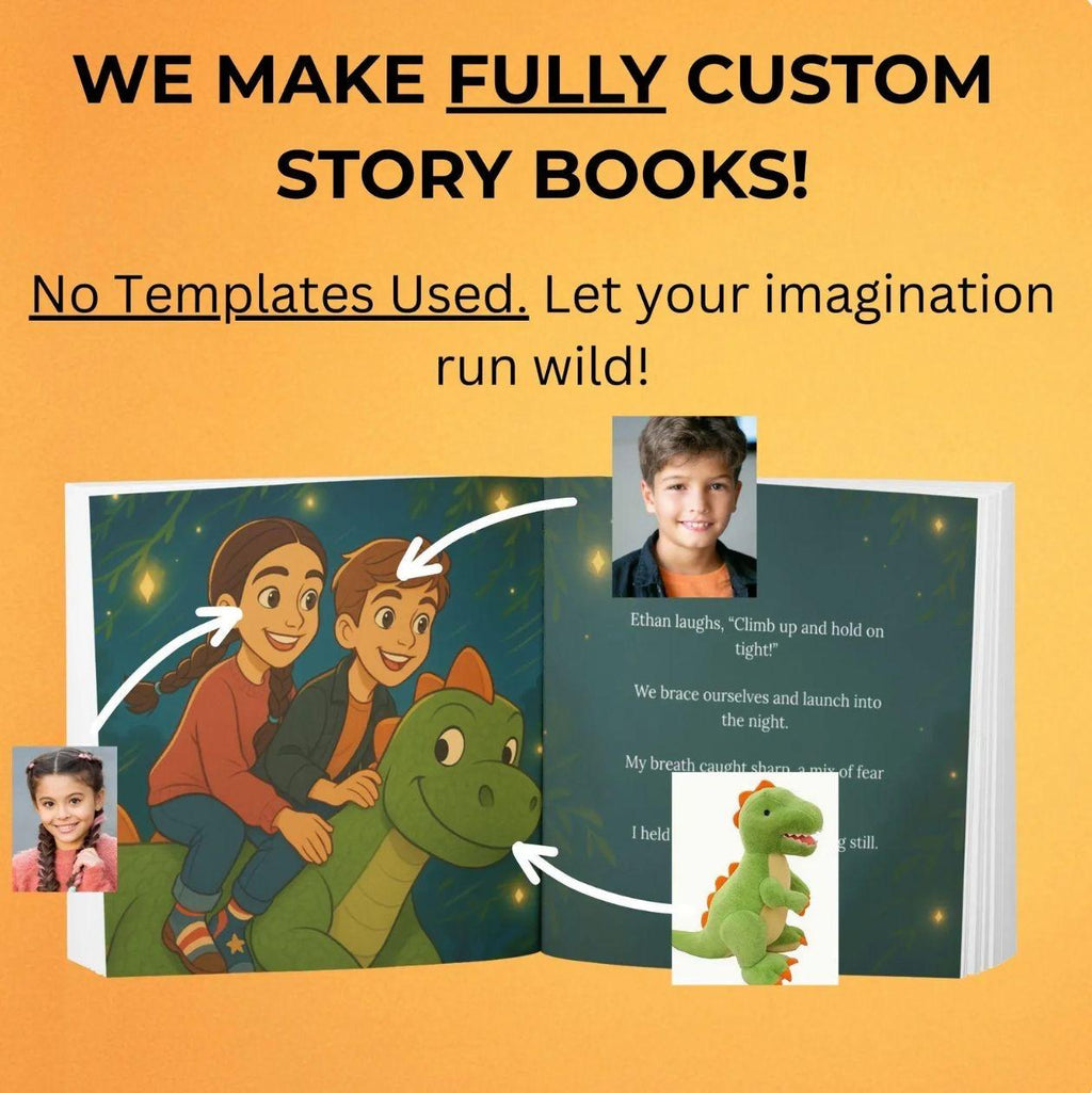 Custom Personalized Story Book | Unique Gift for Kids, Couples & Families | One-of-a-Kind Tale Written Just for You