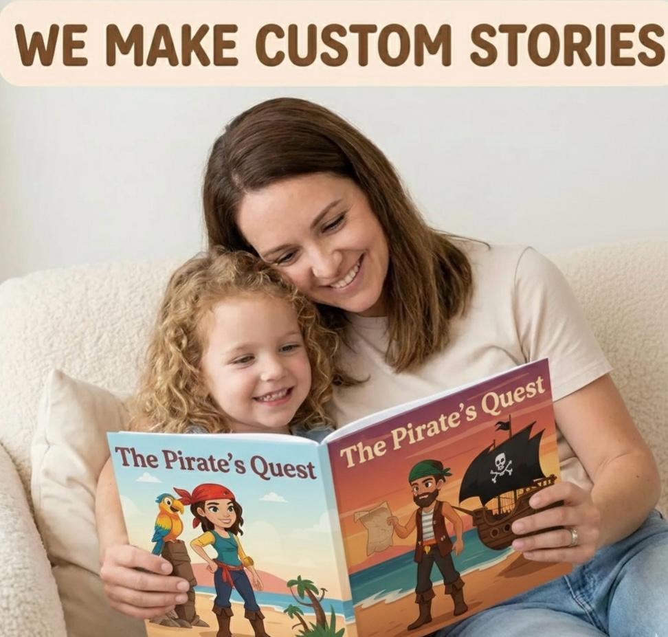 Custom Personalized Story Book | Unique Gift for Kids, Couples & Families | One-of-a-Kind Tale Written Just for You