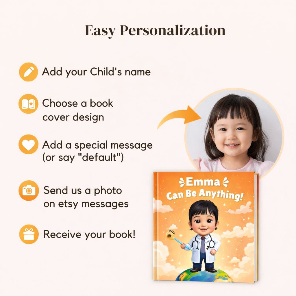 Personalized Storybook for Kids, Custom Adventure Book from Photo, Gift for Toddlers